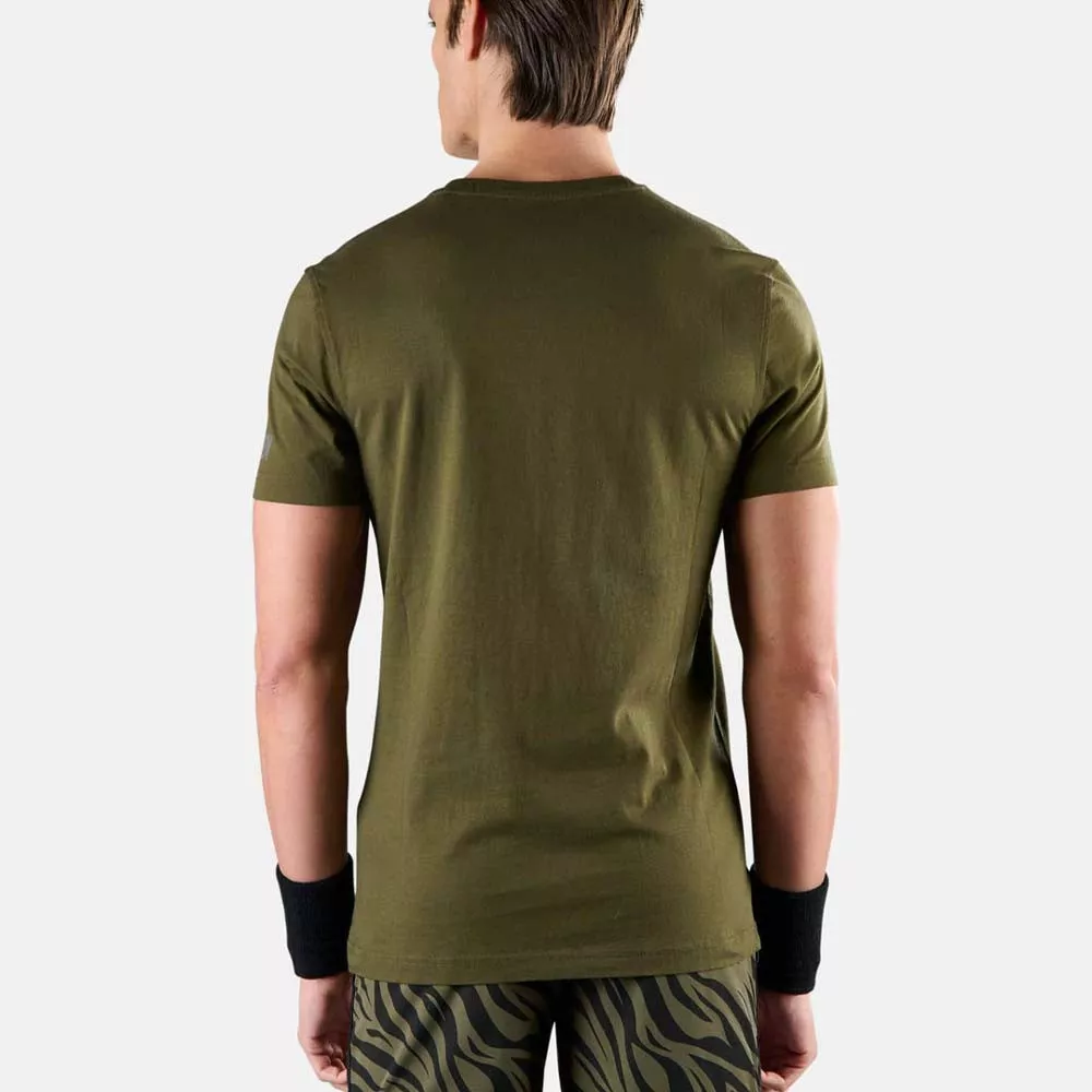 Hydrogen Tennis Court Black / Orange T-shirt