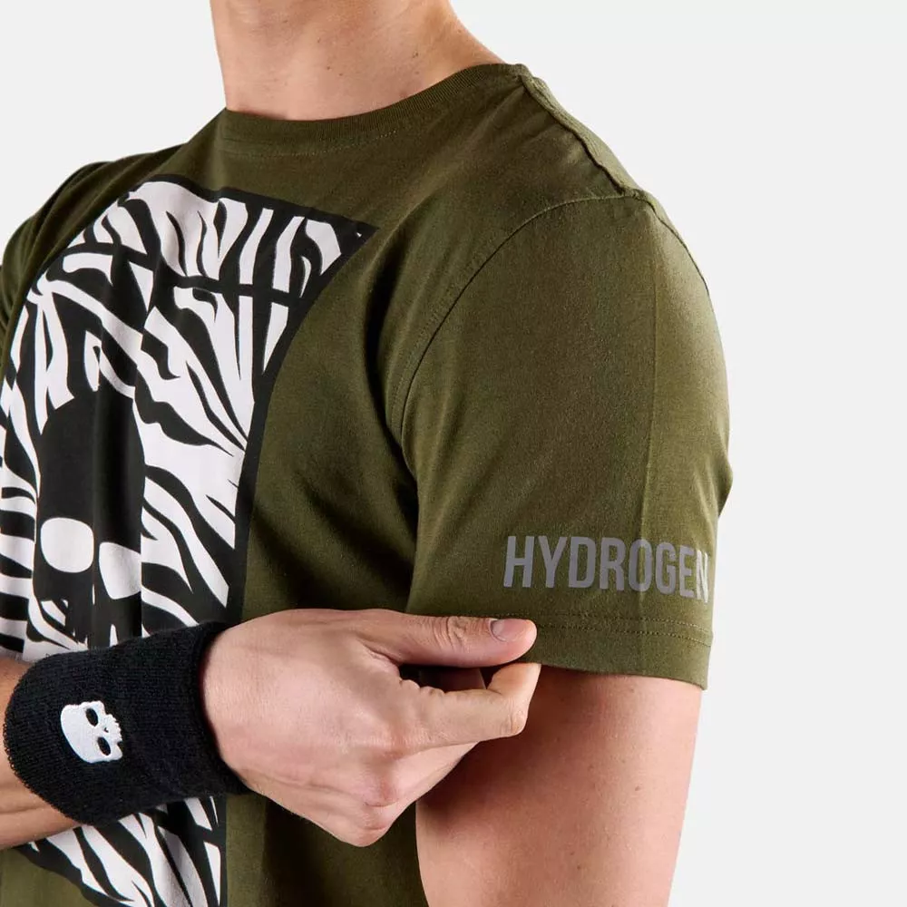 Hydrogen Tennis Court Black / Orange T-shirt