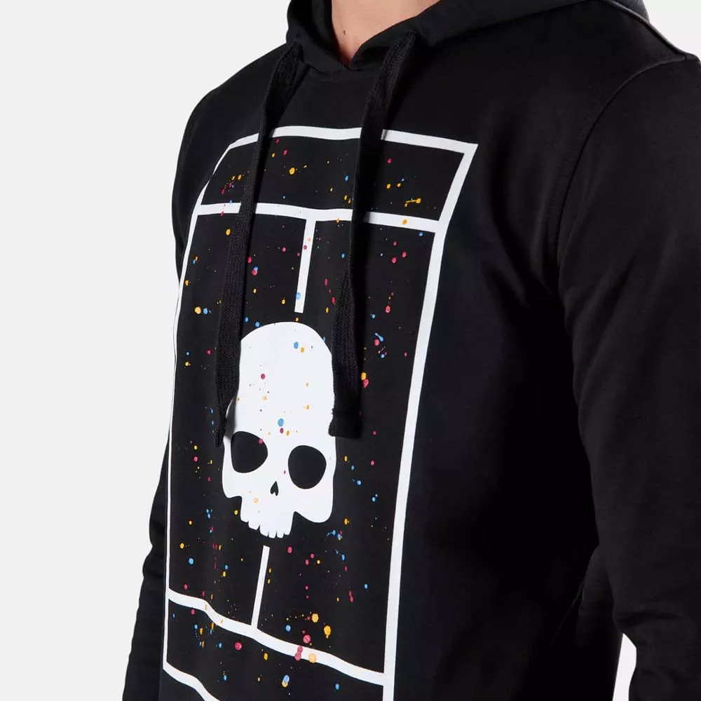 Hydrogen Tennis Court Black Spark T-shirt