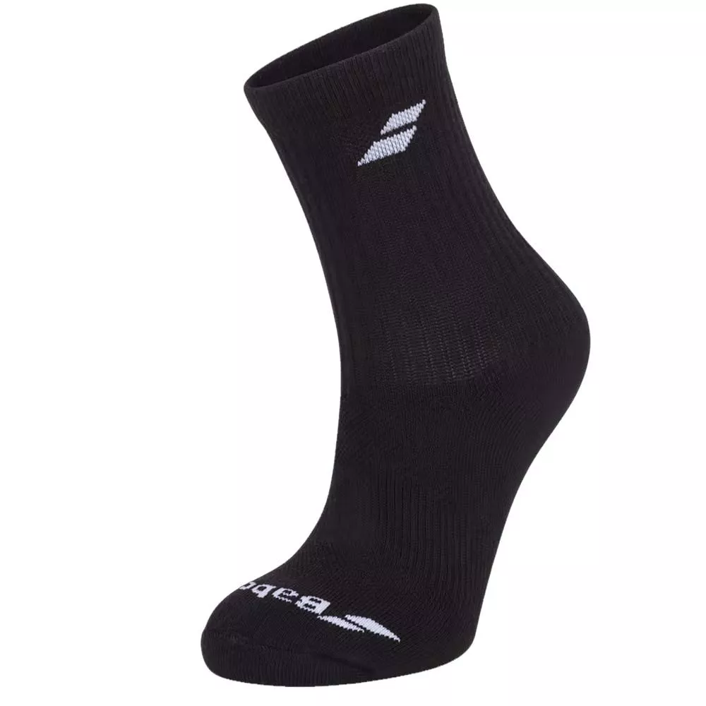 Babolat 3 Pairs Pack Junior White Socks