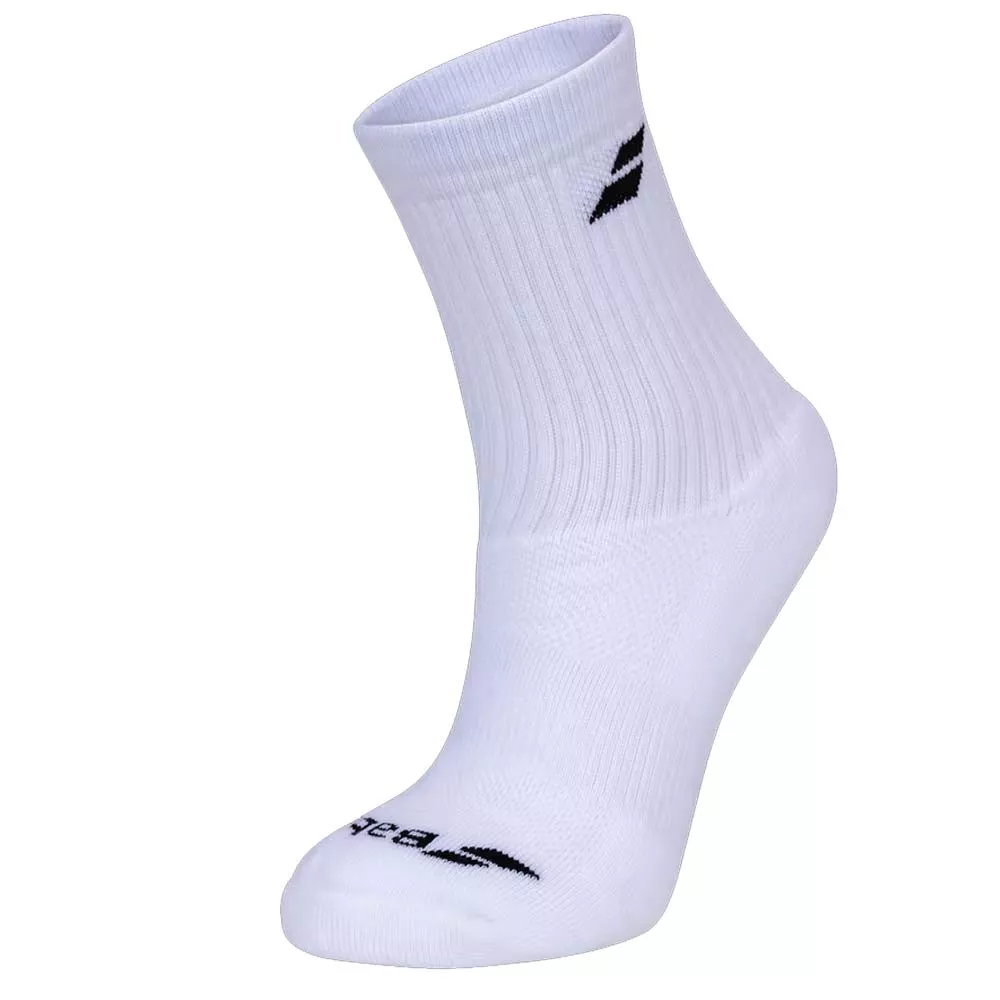 Babolat 3 Pairs Pack White Socks