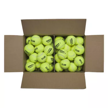Box 18 cans of 4 Wilson Triniti balls