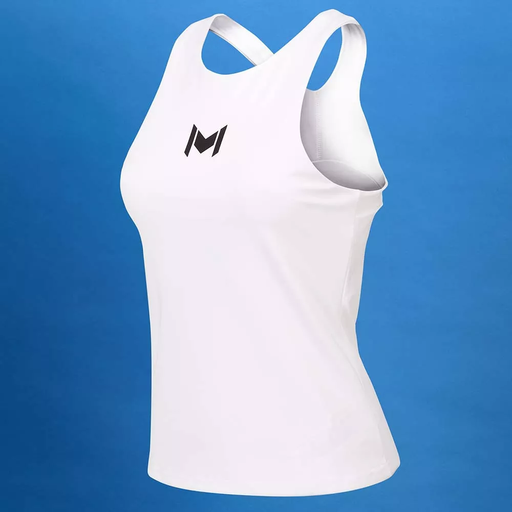 Le Coq Sportif Tank Top Yannick Noah Paris White / Yellow