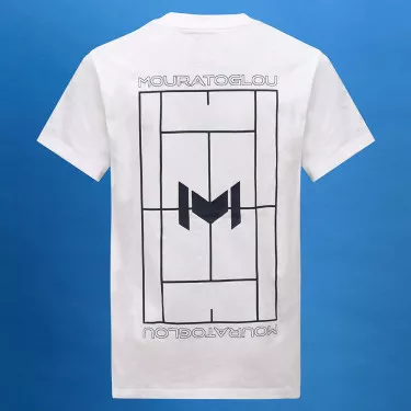 Mouratoglou Graphic T-shirt White