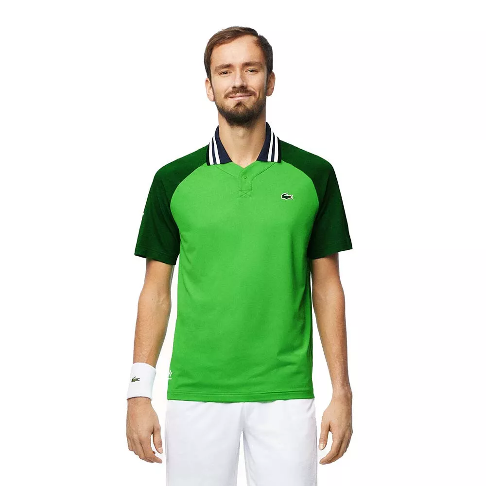 Lacoste Tennis x Daniil Medvedev Blue polo