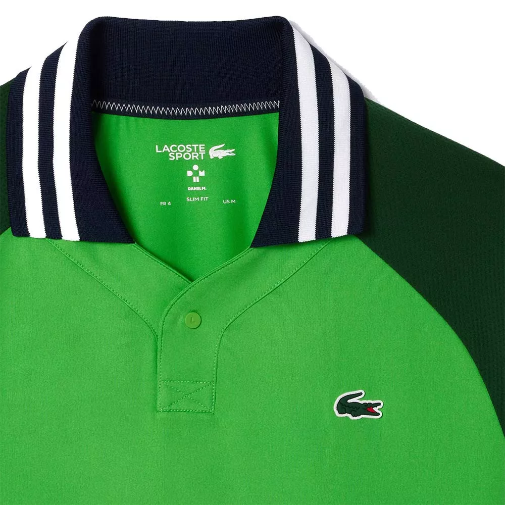 Lacoste Tennis x Daniil Medvedev Blue polo