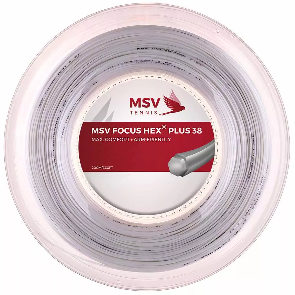 MSV Focus Hex Plus 38 White 200m Reel