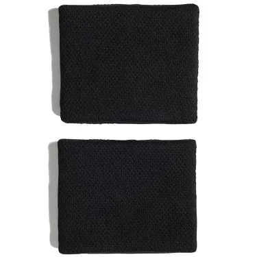 Wristbands Adidas Large Black x 2