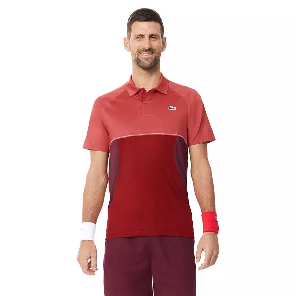 Lacoste Tennis Polo Novak Djokovic Red