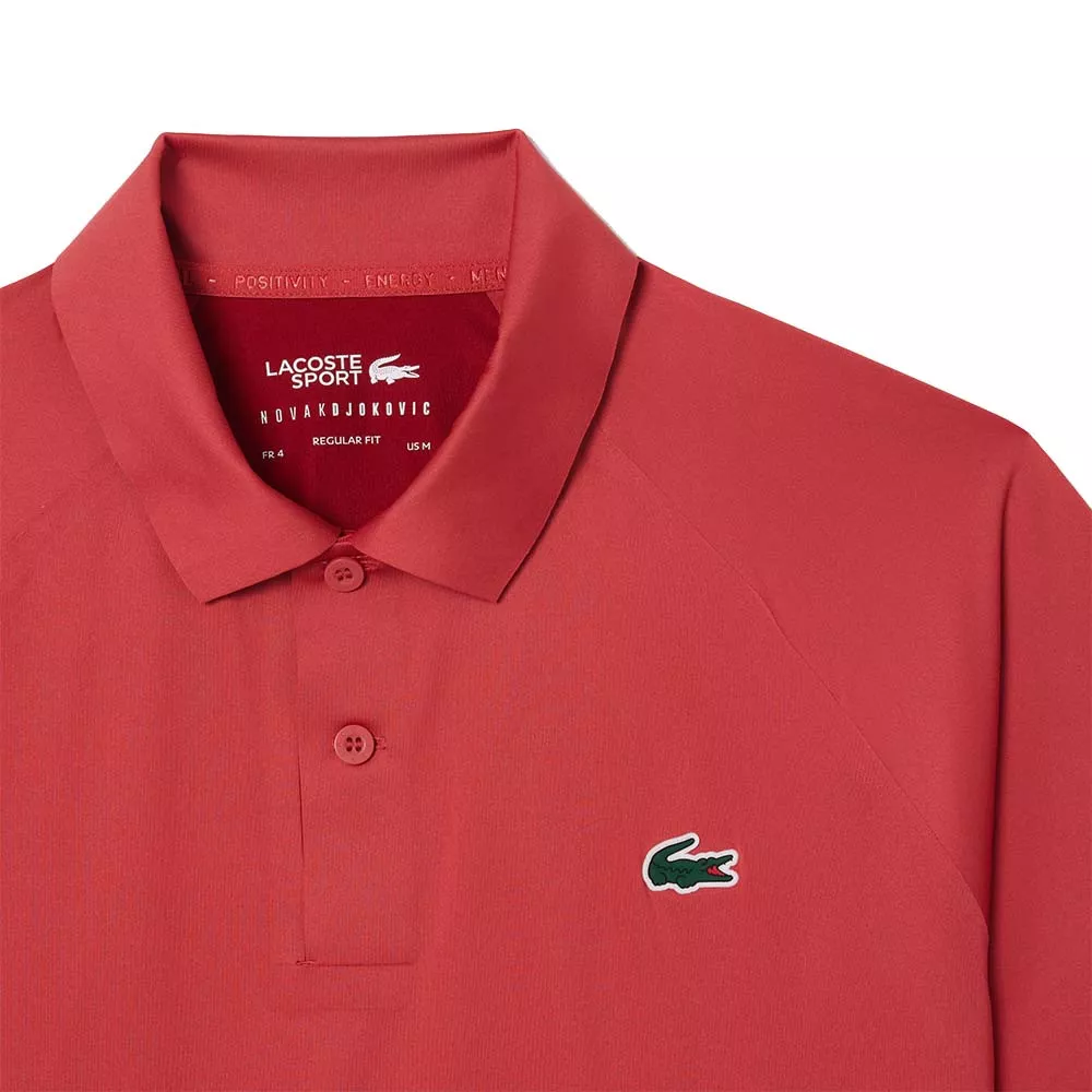 Lacoste Tennis Polo Novak Djokovic Red