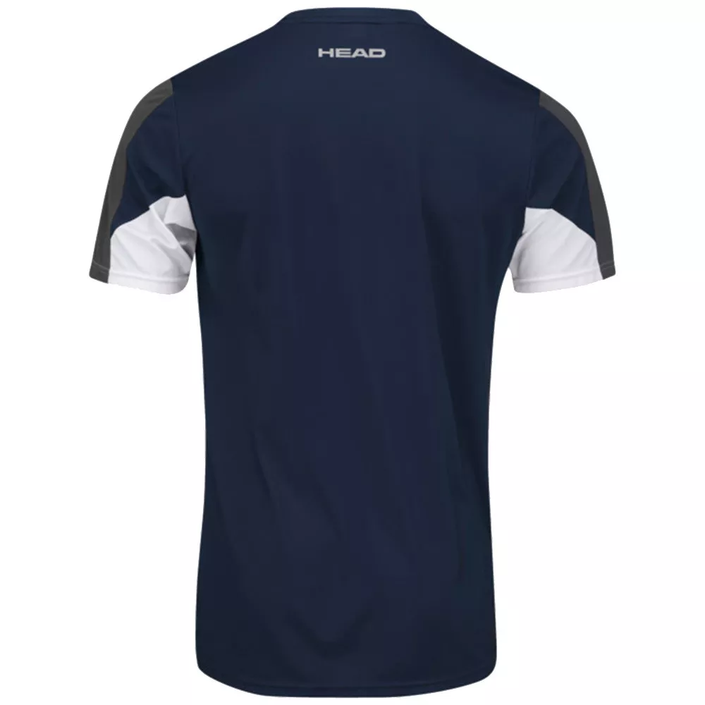 T-Shirt Head Junior Club Tech Navy Blue