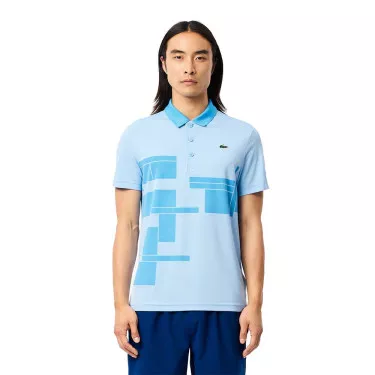 Polo Lacoste Tennis Novak Djokovic Fan Light Blue Polo