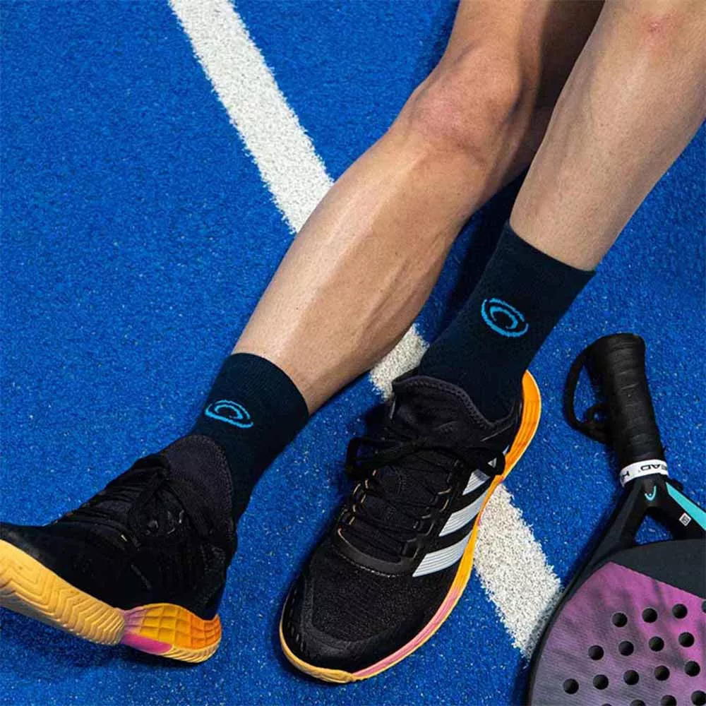 BV Sport Padel High Black Socks
