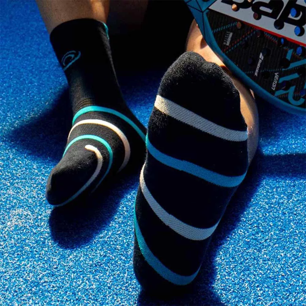 BV Sport Padel High Black Socks