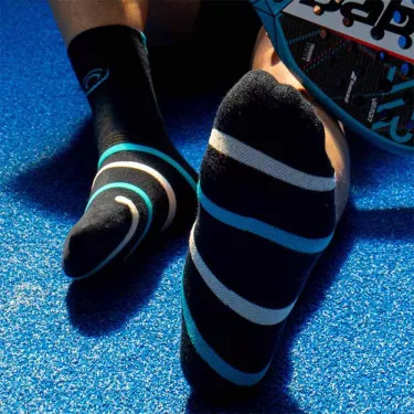BV Sport Padel High Black Socks