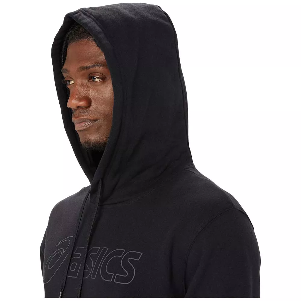 Asics Logo Hoodie Navy Blue