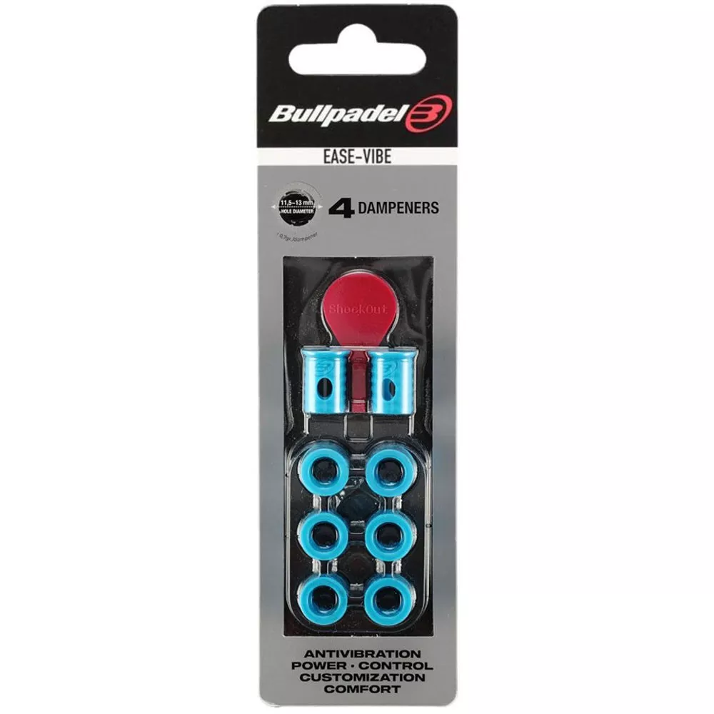 Bullpadel Ease Vibe Dampeners x4 Black