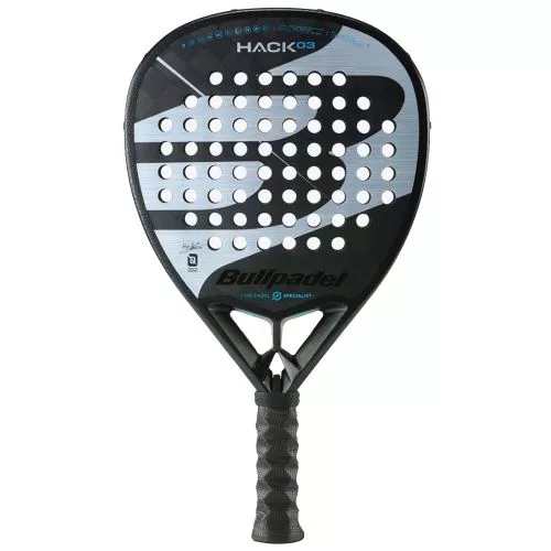 Raquette De Padel Bullpadel Hack 03 23 Homme - Multicolore, Cadre Carbone - 7