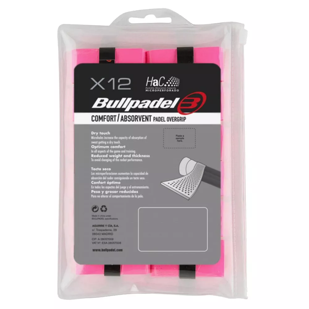 copy ofBullpadel Microperforated Pink x3 overgrips