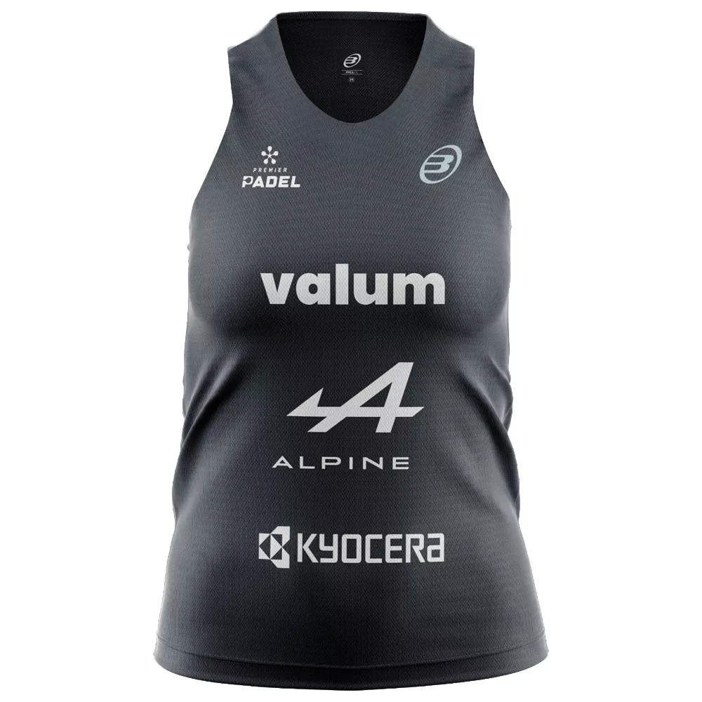 Bullpadel Lleva Claudia Fernández Black tank top
