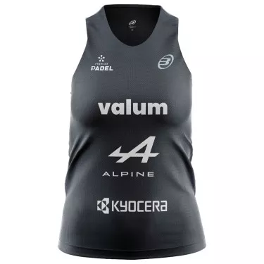 Bullpadel Lleva Claudia Fernández Black tank top