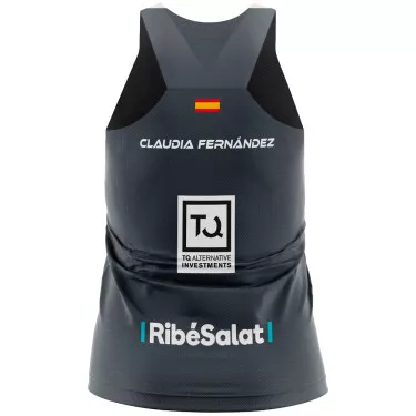 Bullpadel Lleva Claudia Fernández Black tank top