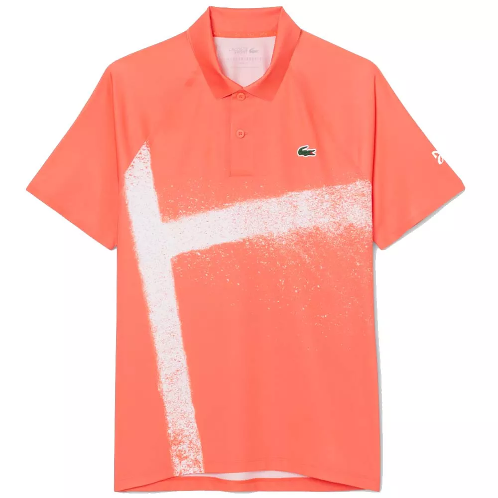 Lacoste Tennis Novak Djokovic Player Blue / White Polo