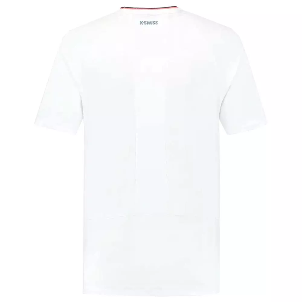K-Swiss Hypercourt Mesh Crew T-Shirt Petrol Blue