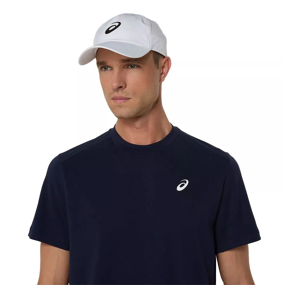 Asics Court T-Shirt Navy Blue / Orange