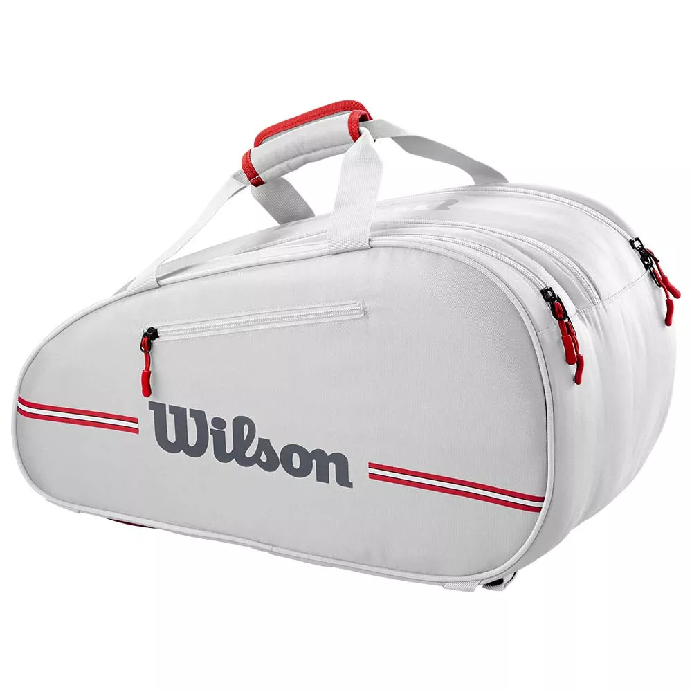 Wilson Team Padel Heather Grey / Red bag