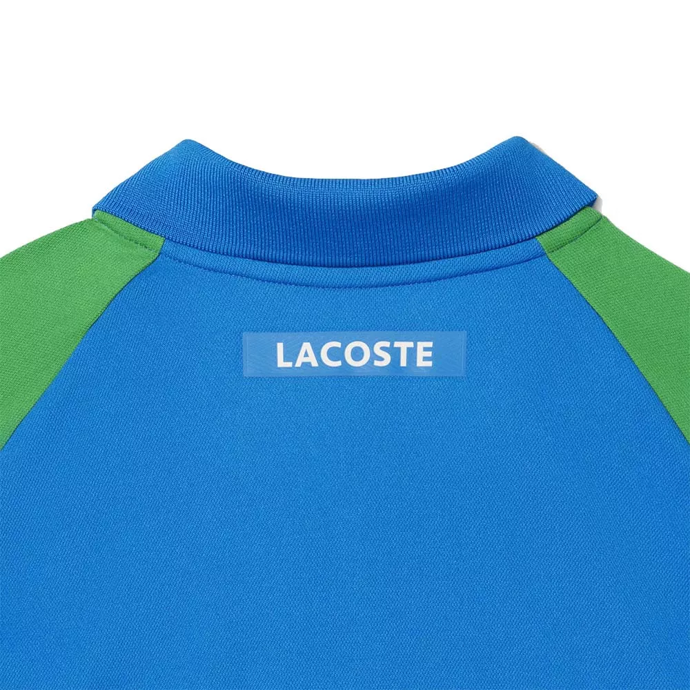 Lacoste Tennis Color-Block Ultra Dry Blue / Green polo