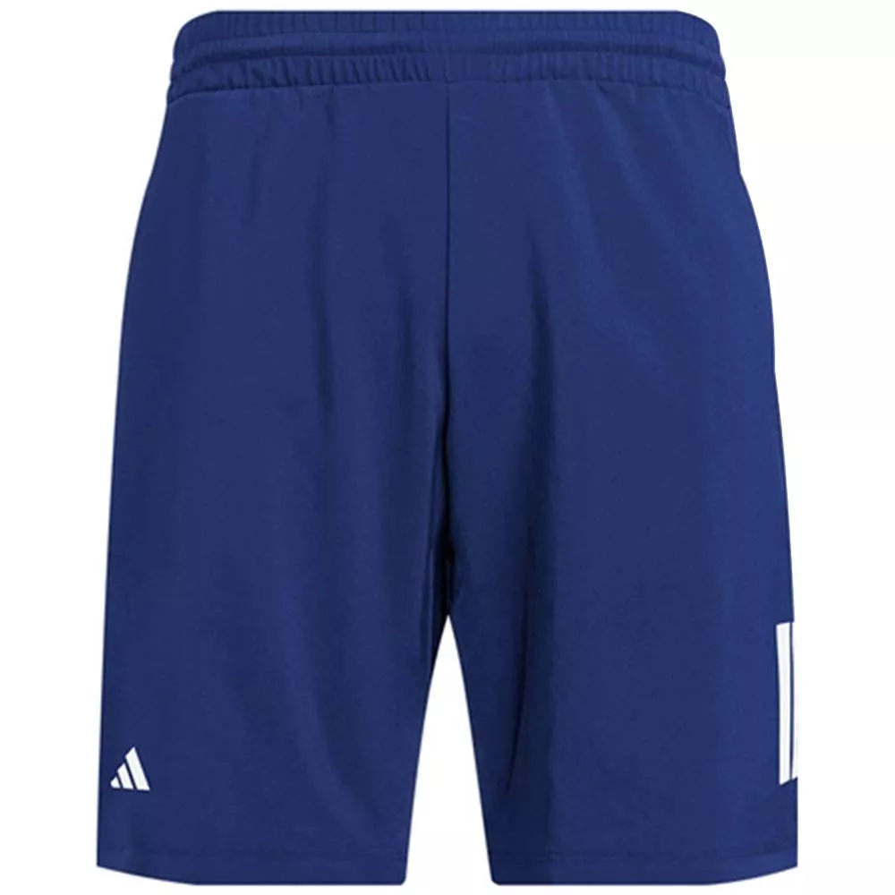 Adidas Junior Club 3 Stripes Navy Short