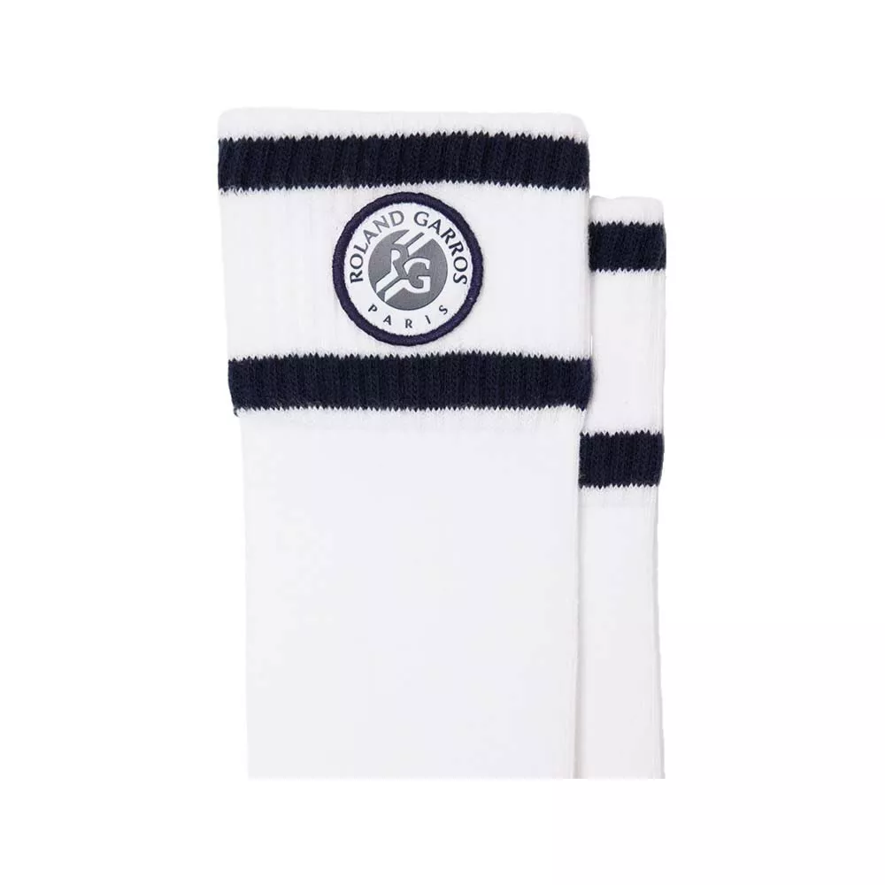 Lacoste Roland Garros White / Brown Socks