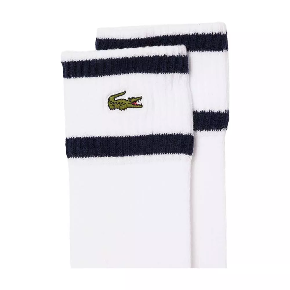 Lacoste Roland Garros White / Brown Socks