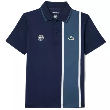 Lacoste Sport Roland Garros Junior Navy Blue polo