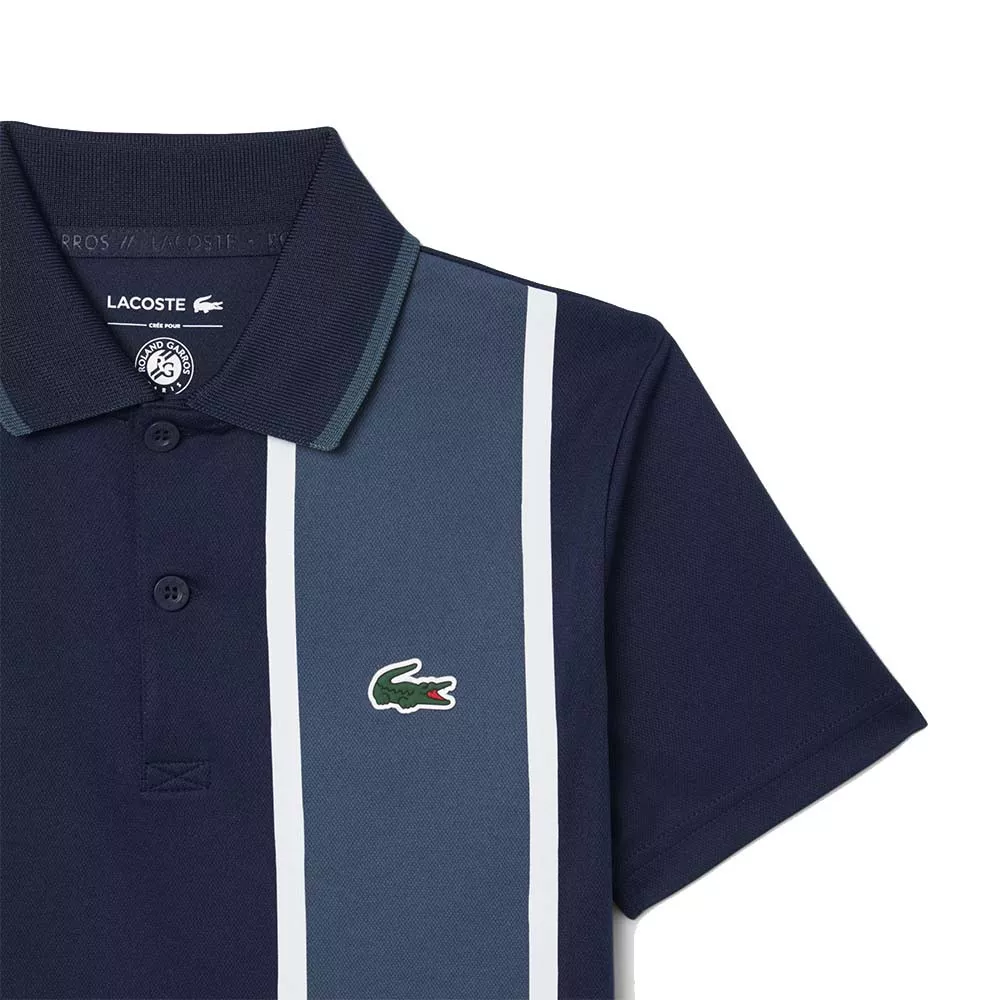 Lacoste Sport Roland Garros Junior Navy Blue polo