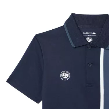 Lacoste Sport Roland Garros Junior Navy Blue polo