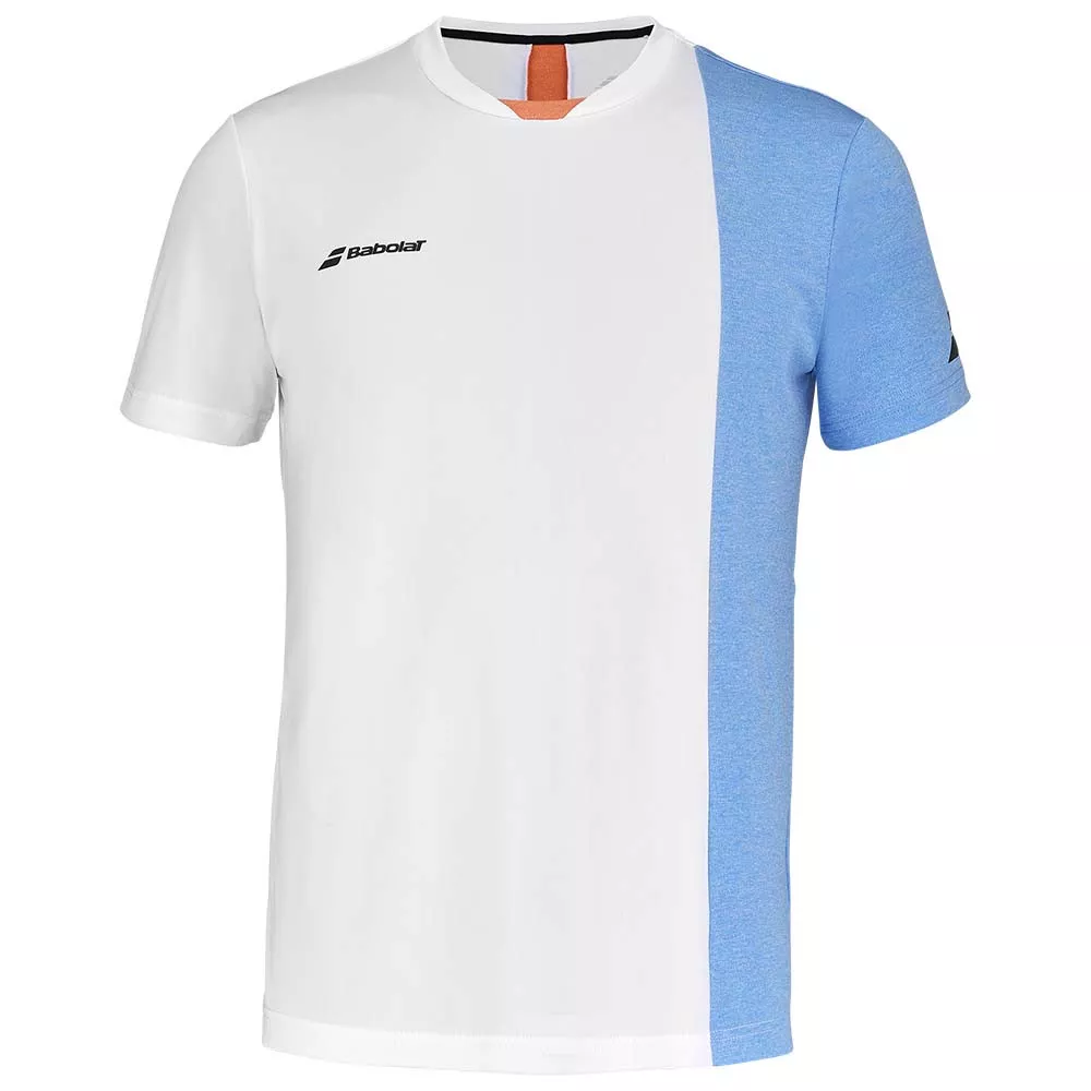 Babolat Play Crew Neck Boy Blue / White T-Shirt
