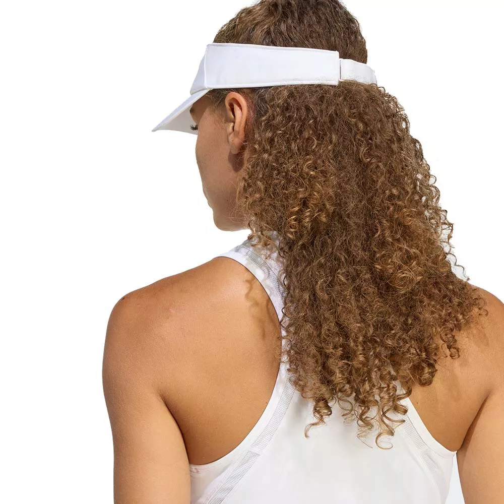 Adidas White Visor