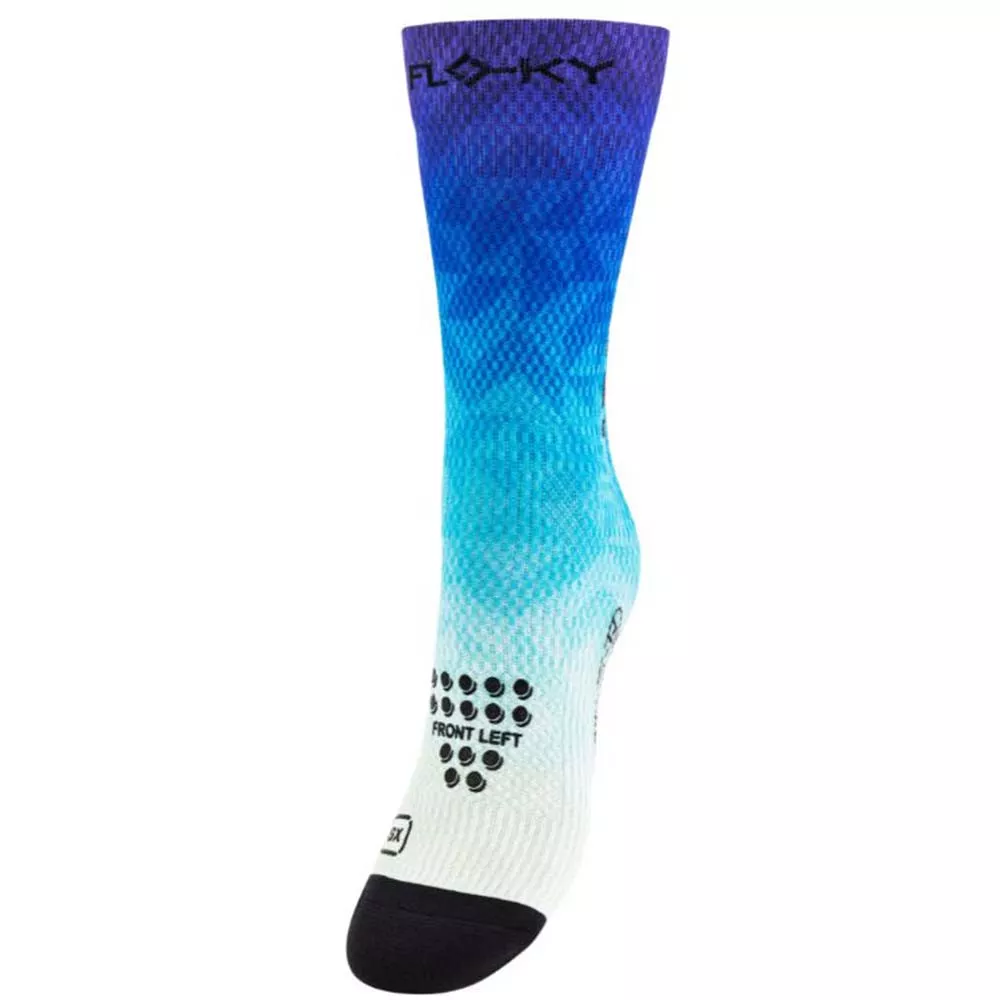 Floky S-MASH 3D FANTASY Bali Blue Compression Socks