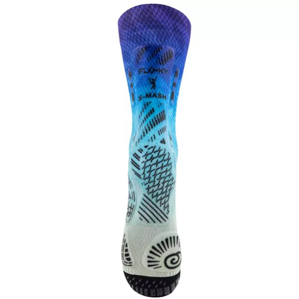 Floky S-MASH 3D FANTASY Bali Blue Compression Socks