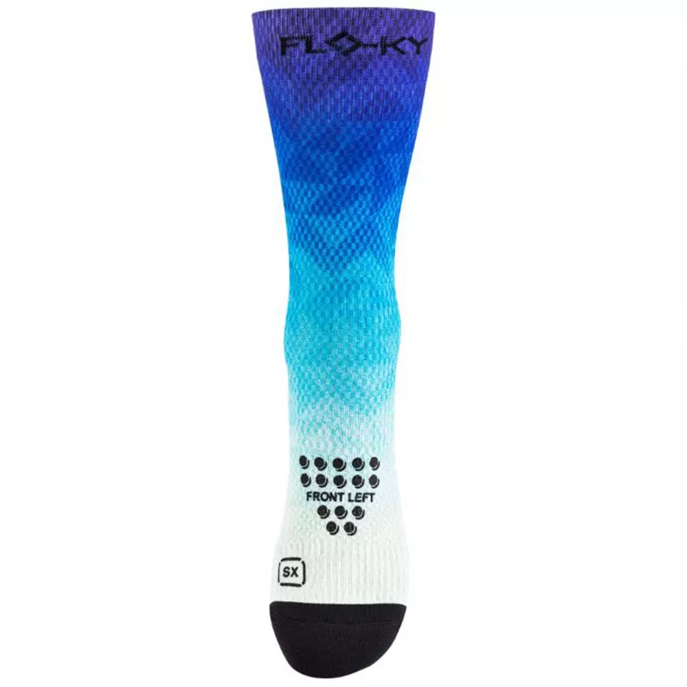 Floky S-MASH 3D FANTASY Bali Blue Compression Socks