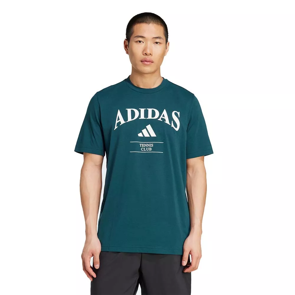Adidas Club Graph Printed T-Shirt