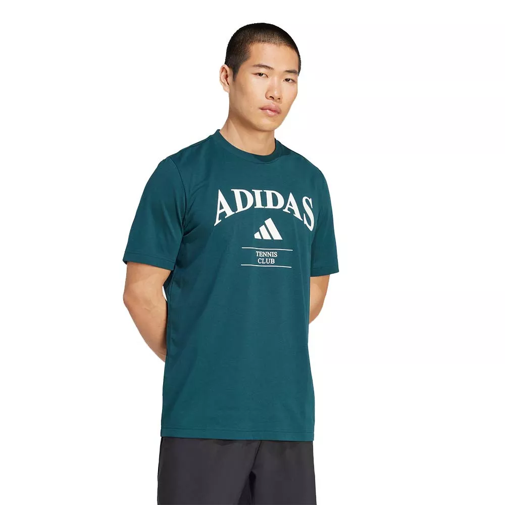 Adidas Club Graph Printed T-Shirt
