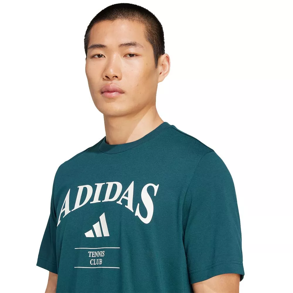 Adidas Club Graph Printed T-Shirt