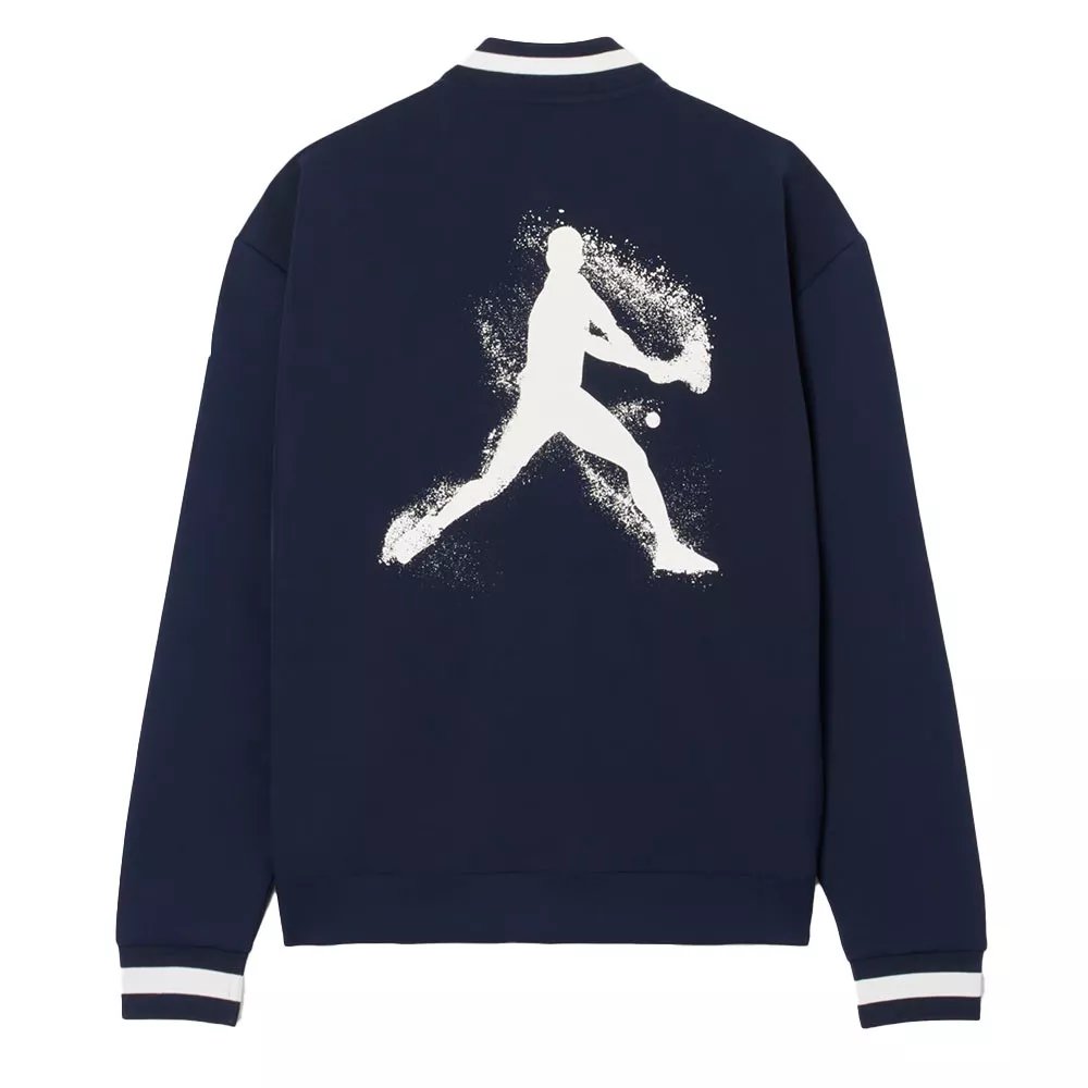 Lacoste Roland Garros Navy Blue Zip-Up Jacket