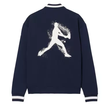 Lacoste Roland Garros Navy Blue Zip-Up Jacket