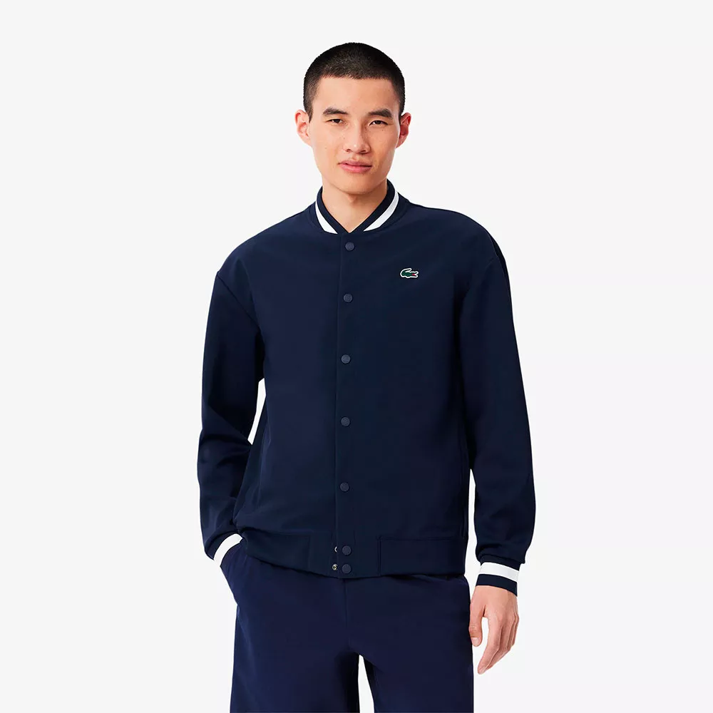 Lacoste Roland Garros Navy Blue Zip-Up Jacket
