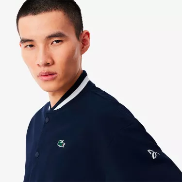 Lacoste Roland Garros Navy Blue Zip-Up Jacket