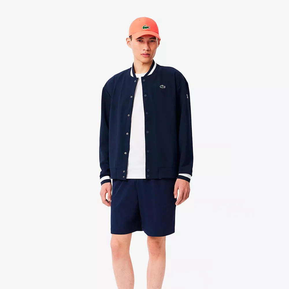 Lacoste Roland Garros Navy Blue Zip-Up Jacket